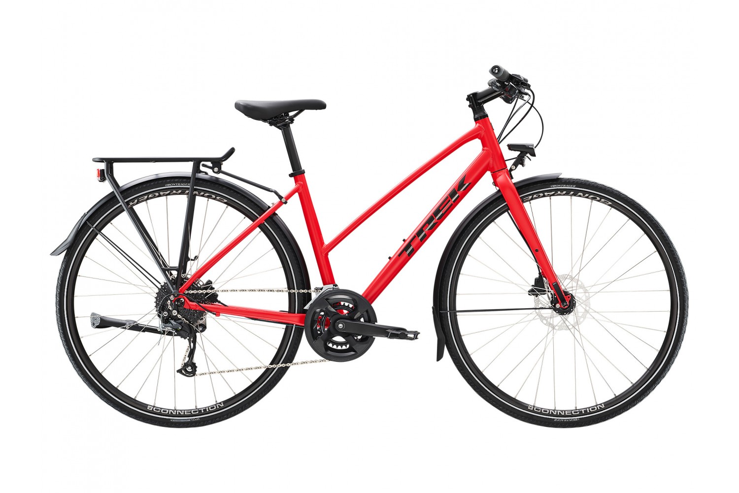 TREK FX 2 Disc Equipped Stagger 2023 Satin Viper Red