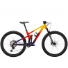 TREK Top Fuel 9.8 XT 2022 Marigold to Red to Purple Abyss Fade