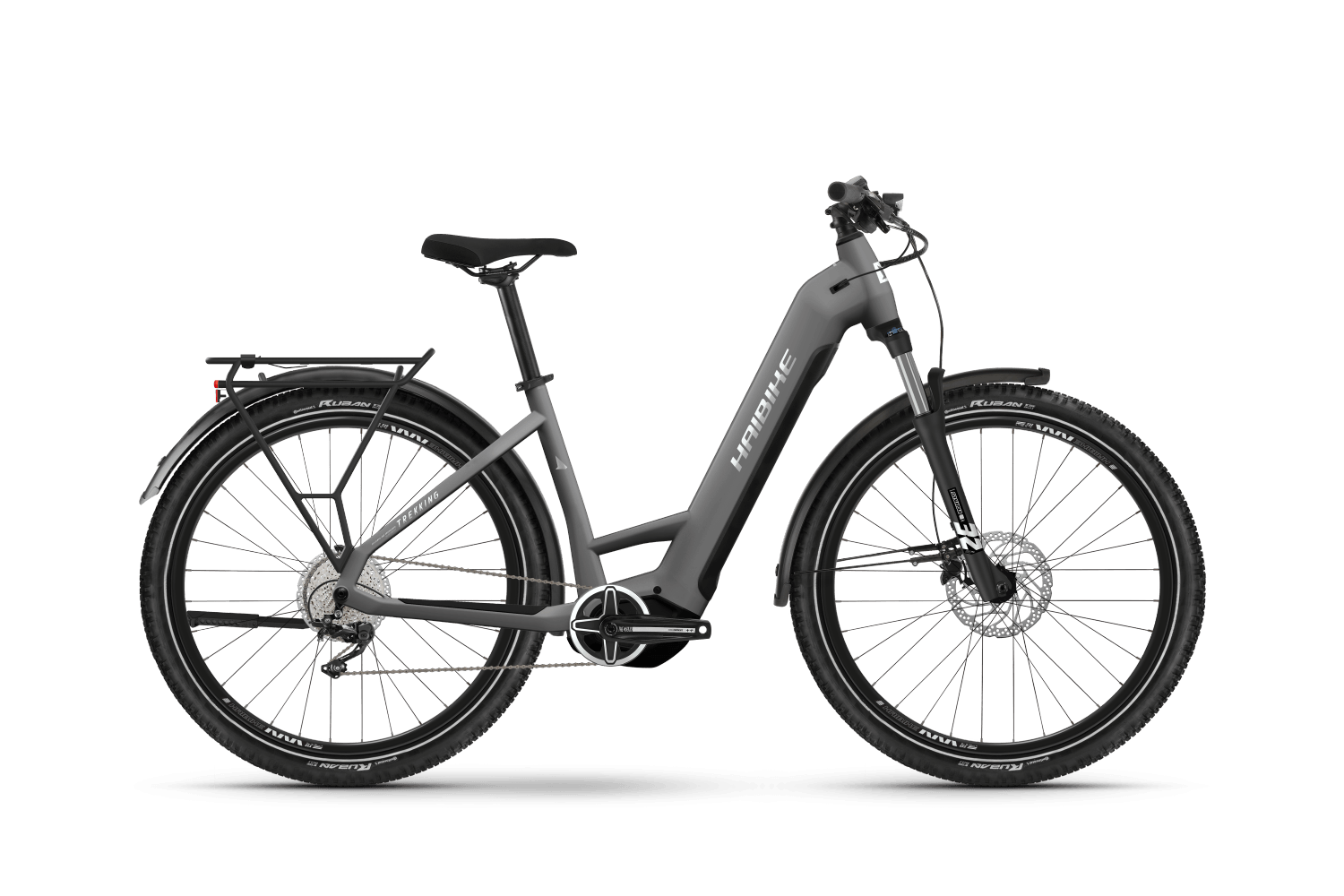 HAIBIKE Trekking 4 Low i630Wh 10-G Deore 2023 silver/pearl